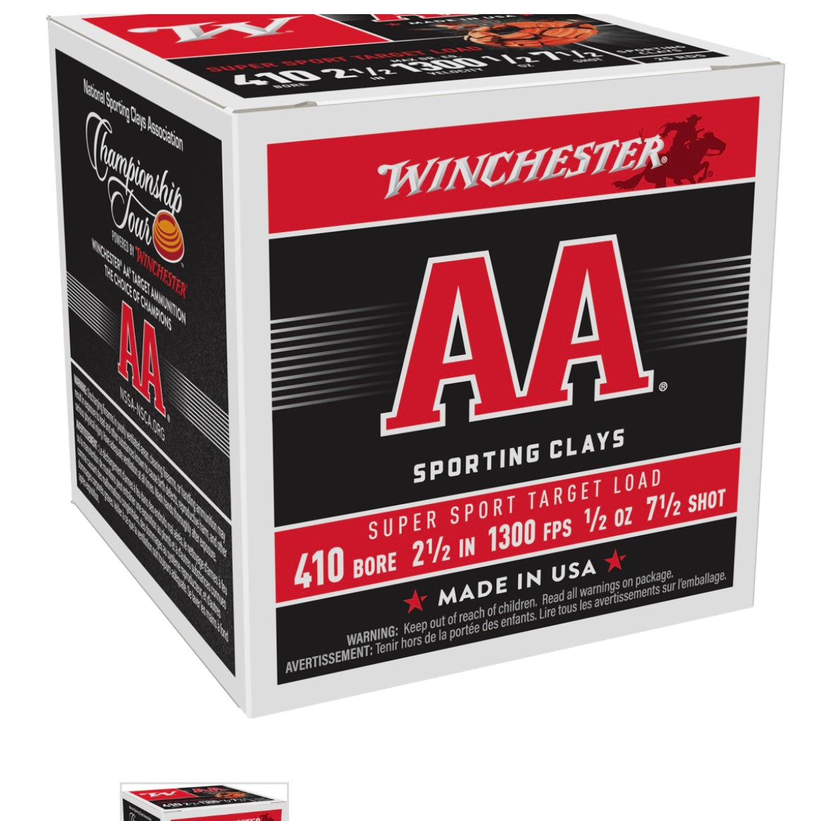 Super Sport .410 Bore 1/2 oz 1300 fps #7.5 (sku AASC417)