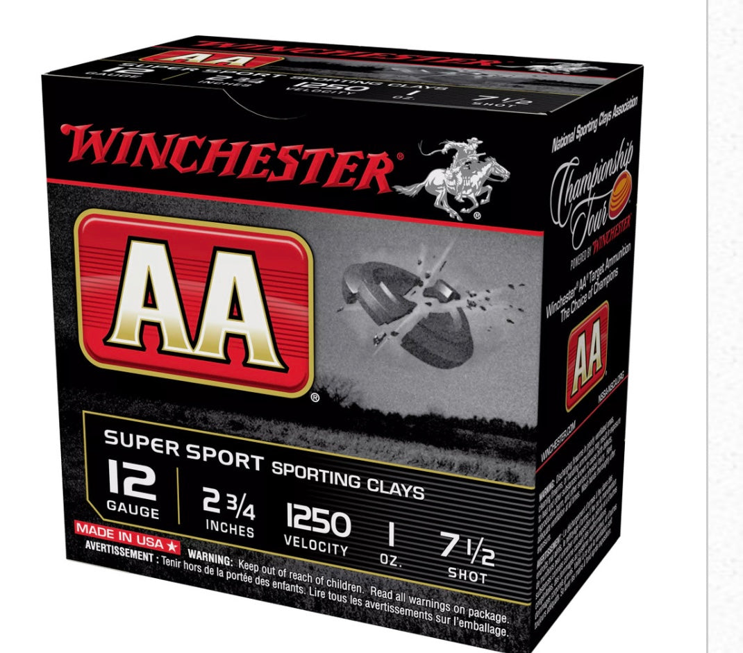 Super Sport SC 12 GA – 1 oz 1250 fps #7.5 (sku AASC12507)