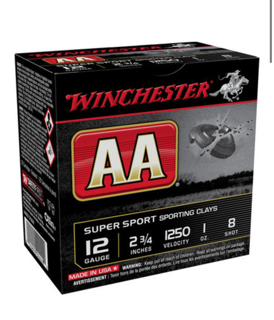 Super Sport SC 12 GA – 1 oz 1250 fps #8 (sku AASC12508)