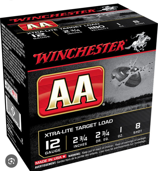 X-Lite 12 GA – 1 oz 1180 fps	#8  (Sku AAL128)