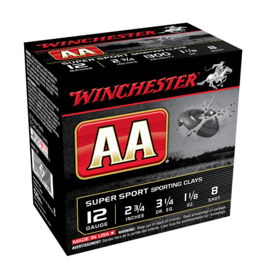 Super Sport 12 GA – 1 1/8 oz 1300 fps #8 (sku AASC128)