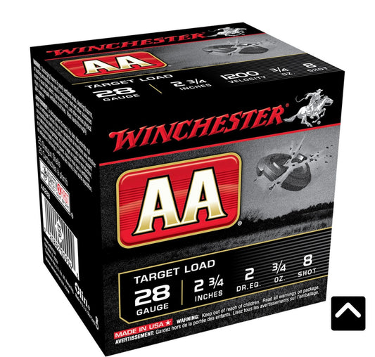 Target Load 28 GA  3/4 oz	1200 fps	#8 (sku AA288)